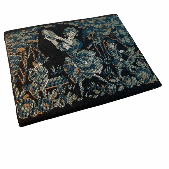 Antique Needlework clutch dancing girl - Picture 2 of 4